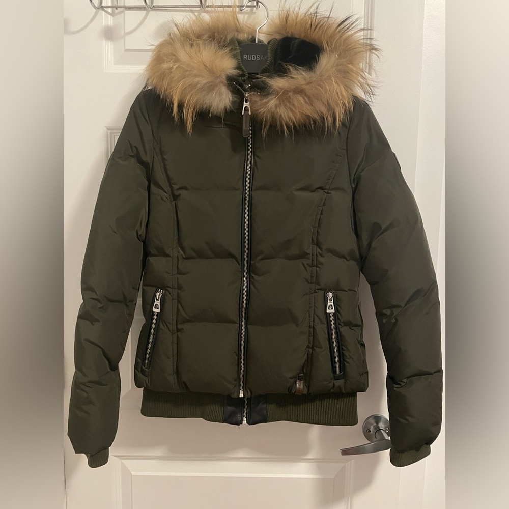 RUDSAK Dark Green Puffer Jacket